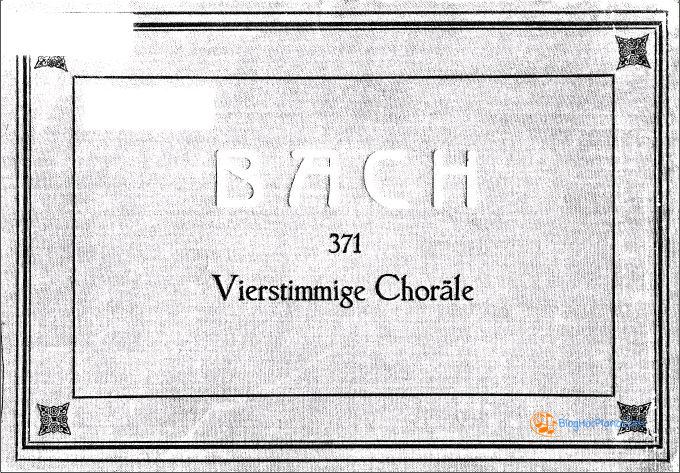 Bach 371 chorales pdf – 371 vierstimmige chorale pdf tài liệu hòa âm cổ điển