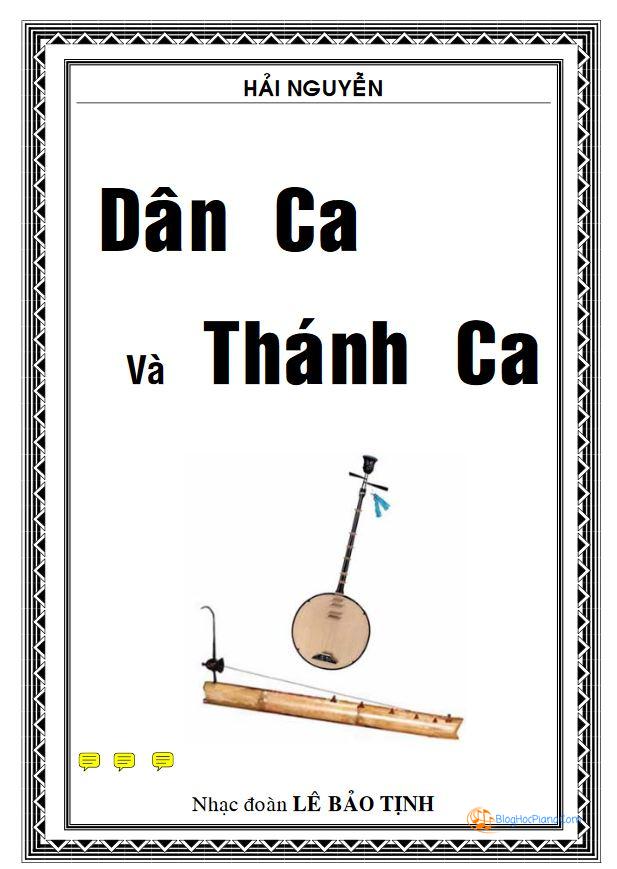 Sách dân ca và Thánh ca – Tác giả Nhạc sĩ Hải Nguyễn