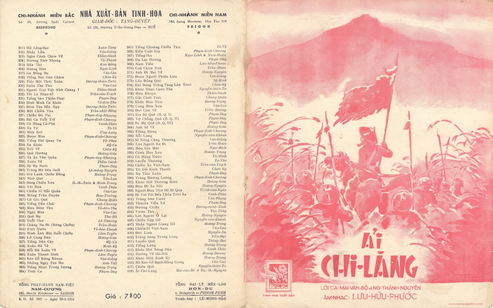 Sheet nhạc bài Ải Chi Lăng
