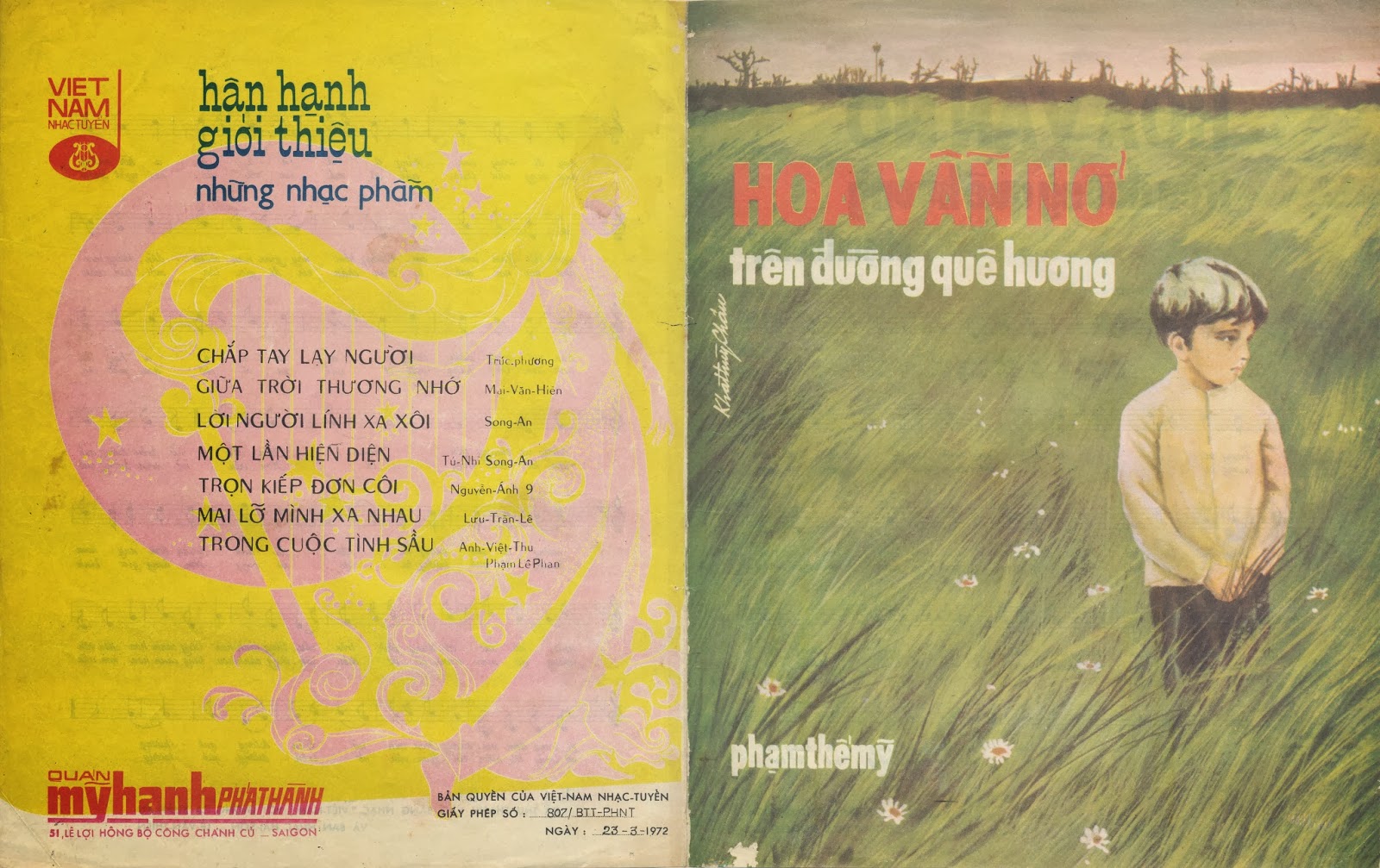Sheet nhạc bài Hoa vẫn nở trên đường quê hương
