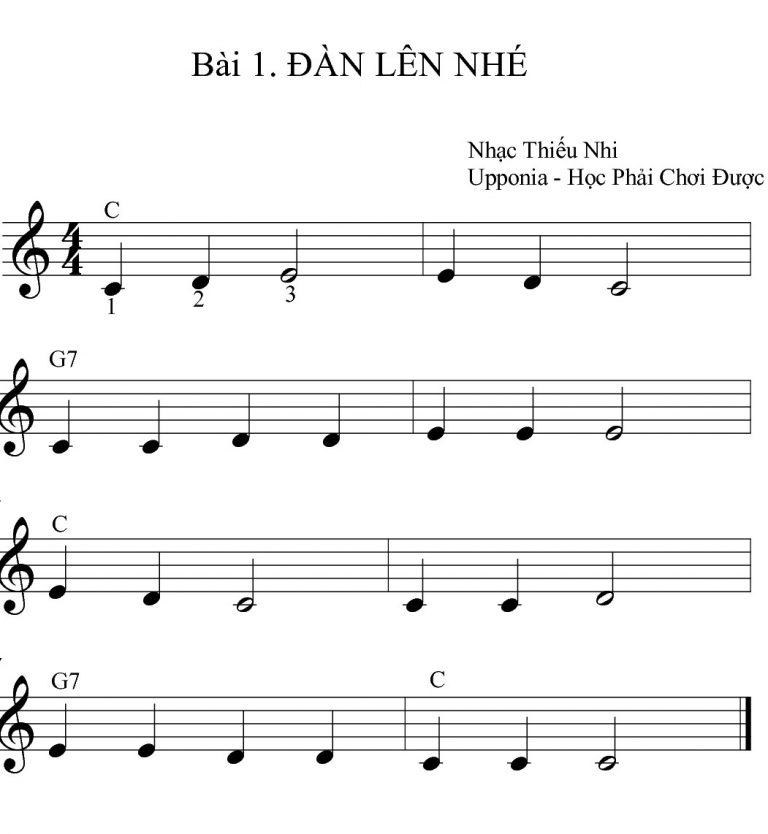 Top 3 sheet nhạc cho người mới học organ đơn giản, dễ đánh