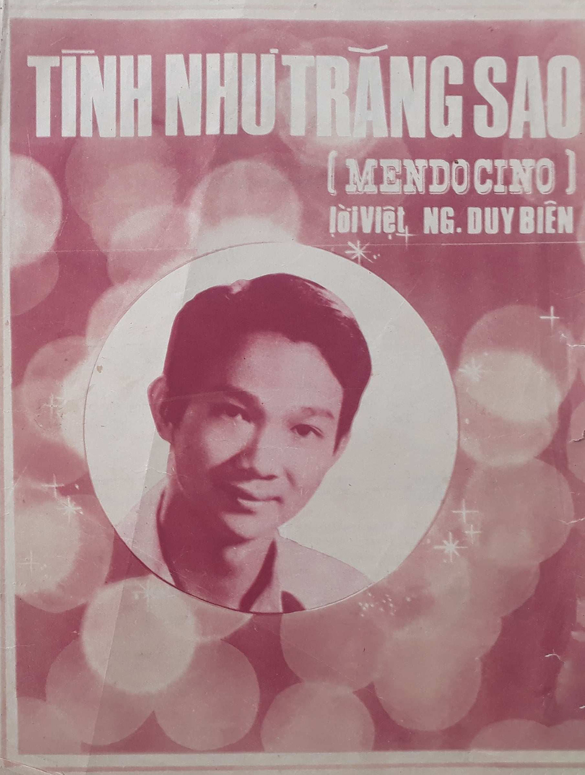 Sheet nhạc bài Tình như trăng sao (Mendocino)