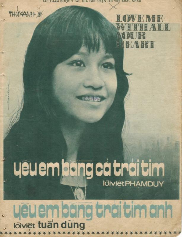 Sheet nhạc bài Yêu em bằng cả trái tim (Love me with all of your heart)