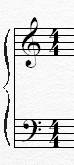 Phần đầu của bản nhạc trong bản nhạc Piano đệm hát