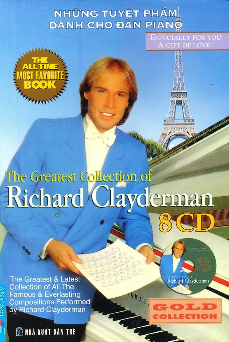 The Greatest Collection of Richard Clayderman  – Những bản nhạc piano hay nhất của Richard Clayderman