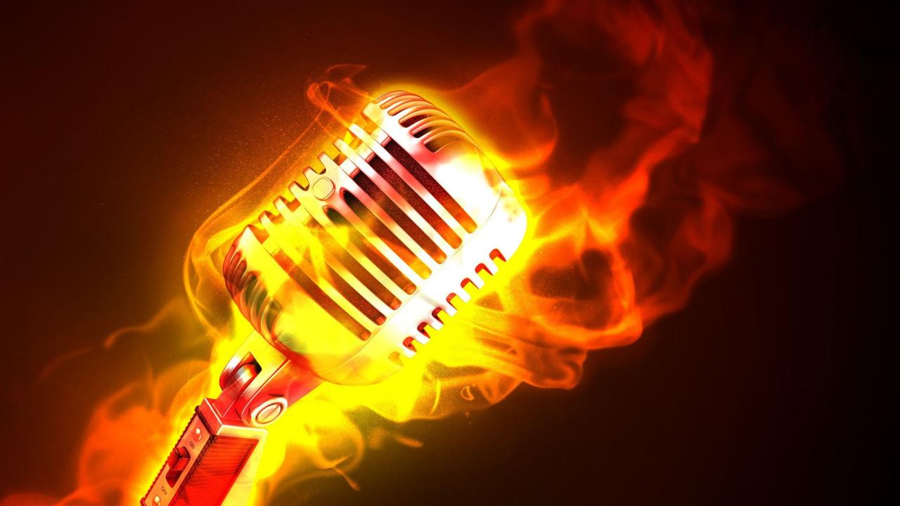 1920x1080 Fire-Microphone-HD-Music-Wallpaper