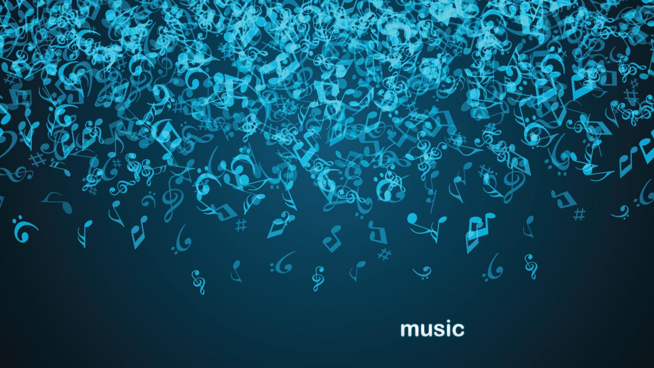 3840x2160 Notes in Music Background