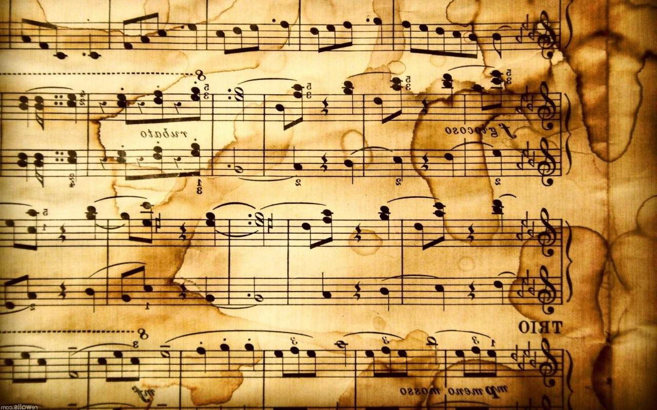 1920x1200 1920x1200 Full Hd Of Rustic Music Notes Wallpaper Desktop