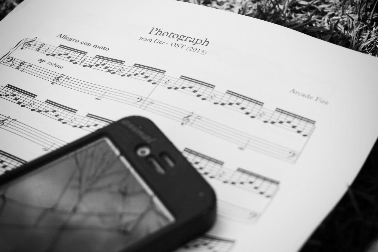 2048x1365 2048x1365 Wallpaper mobile phone, notes, sheet, bw