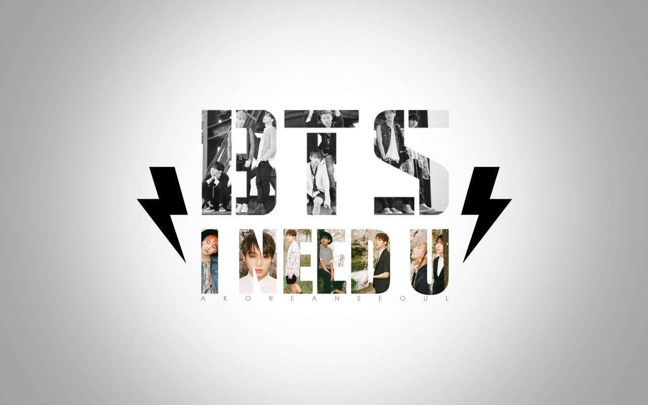 1920x1200 ... BTS Bangtan Boys I NEED U PC Wallpaper by SeoulSweetheart