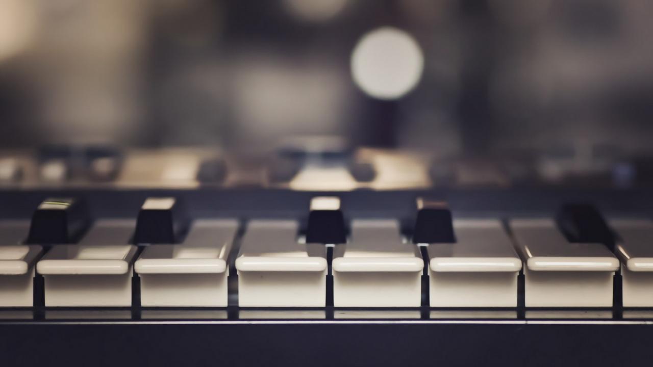 1920x1080  Wallpaper piano, music, keys, musical instrument