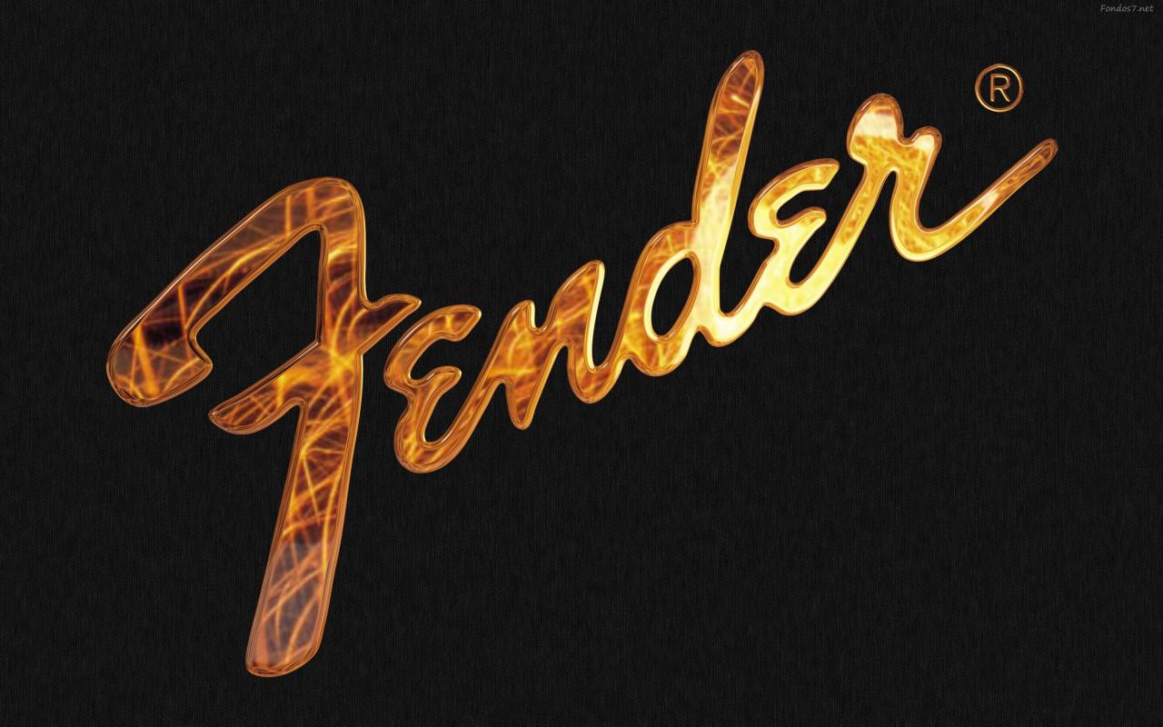3200x2000 Fender Text Black Wallpaper HD Widescreen
