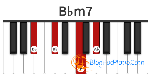 Hợp âm si giáng thứ 7 – Bbm7 chords