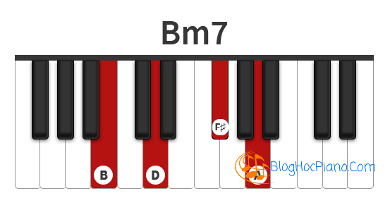 Hợp âm si thứ 7 – Bm7 chord