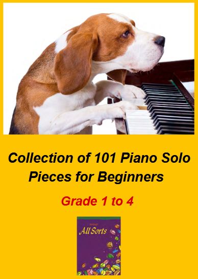 Collection of 101 Piano Solo Pieces for Beginners PDF