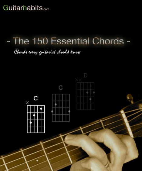 The 150 essential chords free ebook pdf – Tài liệu bảng hợp âm guitar cơ bản