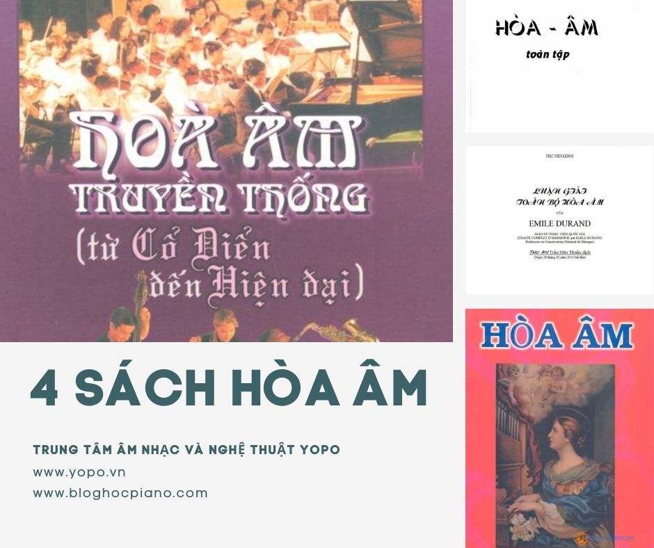 Top 4 Sách, giáo trình HÒA ÂM cổ điển ❤️ (hòa âm 4 bè)