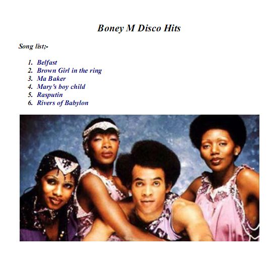Boney m disco hits ❤️  Những Ca Khúc Bất Hủ Của Boney M