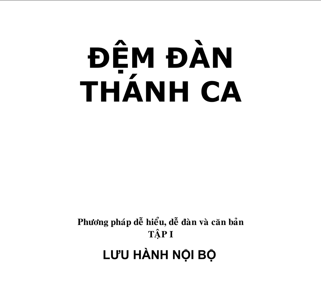 Tài liệu Học đệm hát thánh ca PDF