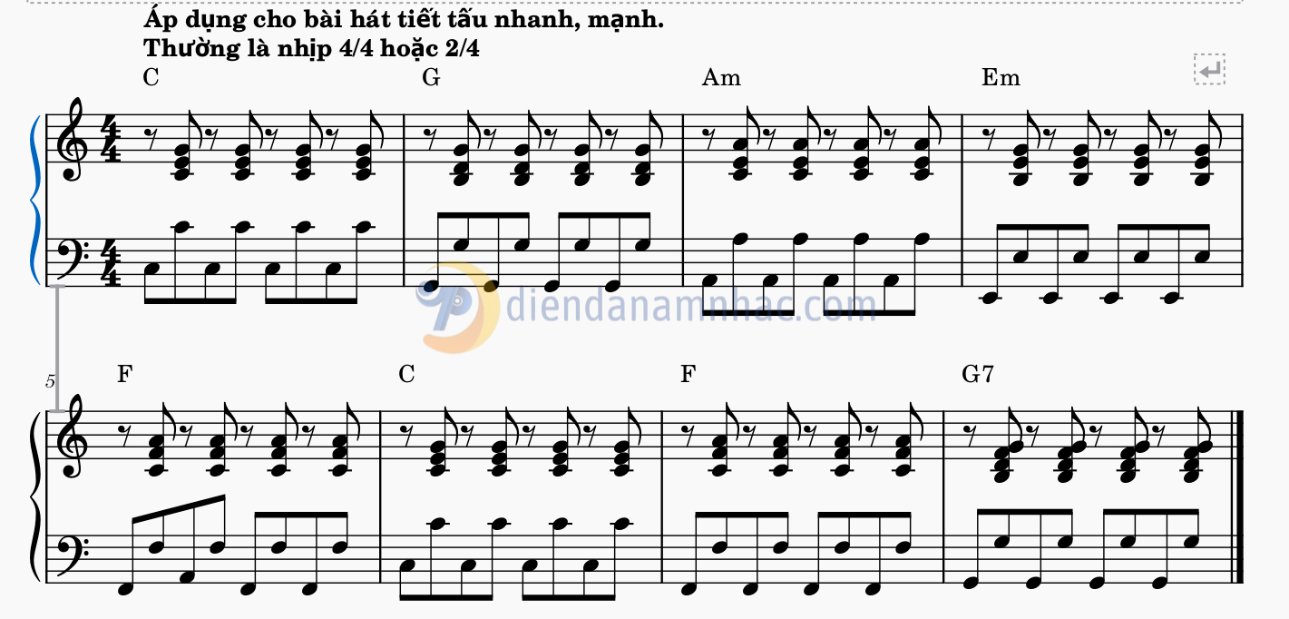 Học Đệm Hát Piano Điệu Disco #2