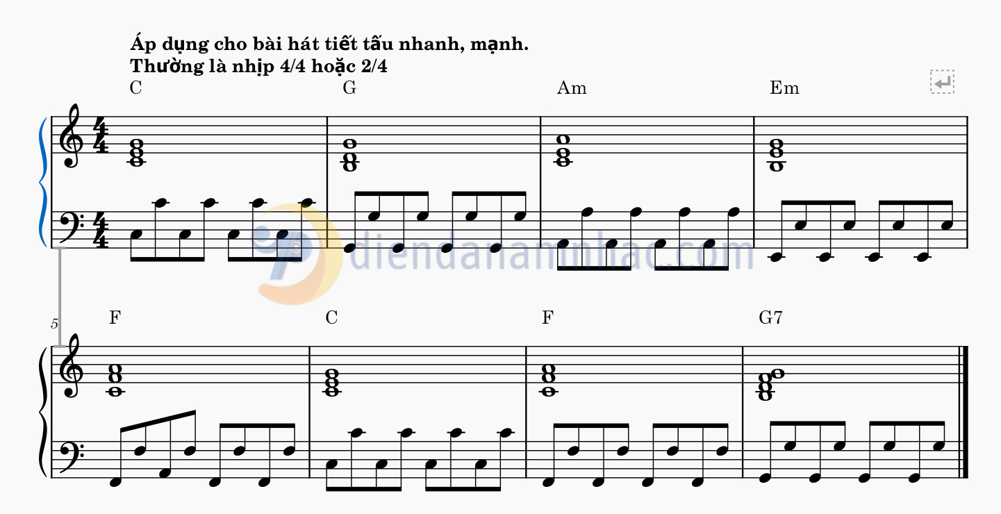 Học Đệm Hát Piano Điệu Disco #1